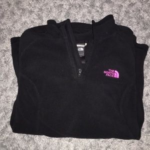 North Face fleece quarter zip